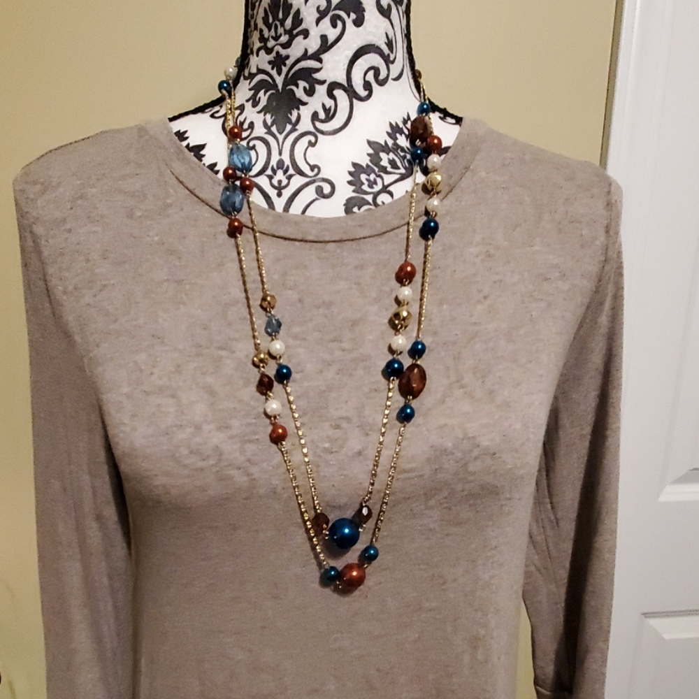 Beaded Necklace & Earring Set